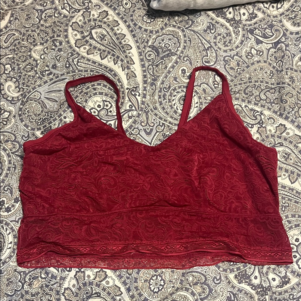 Maidenform Burgundy Lace Bralette